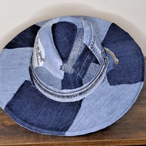 Custom Blue Jean ATL Brim Fedora